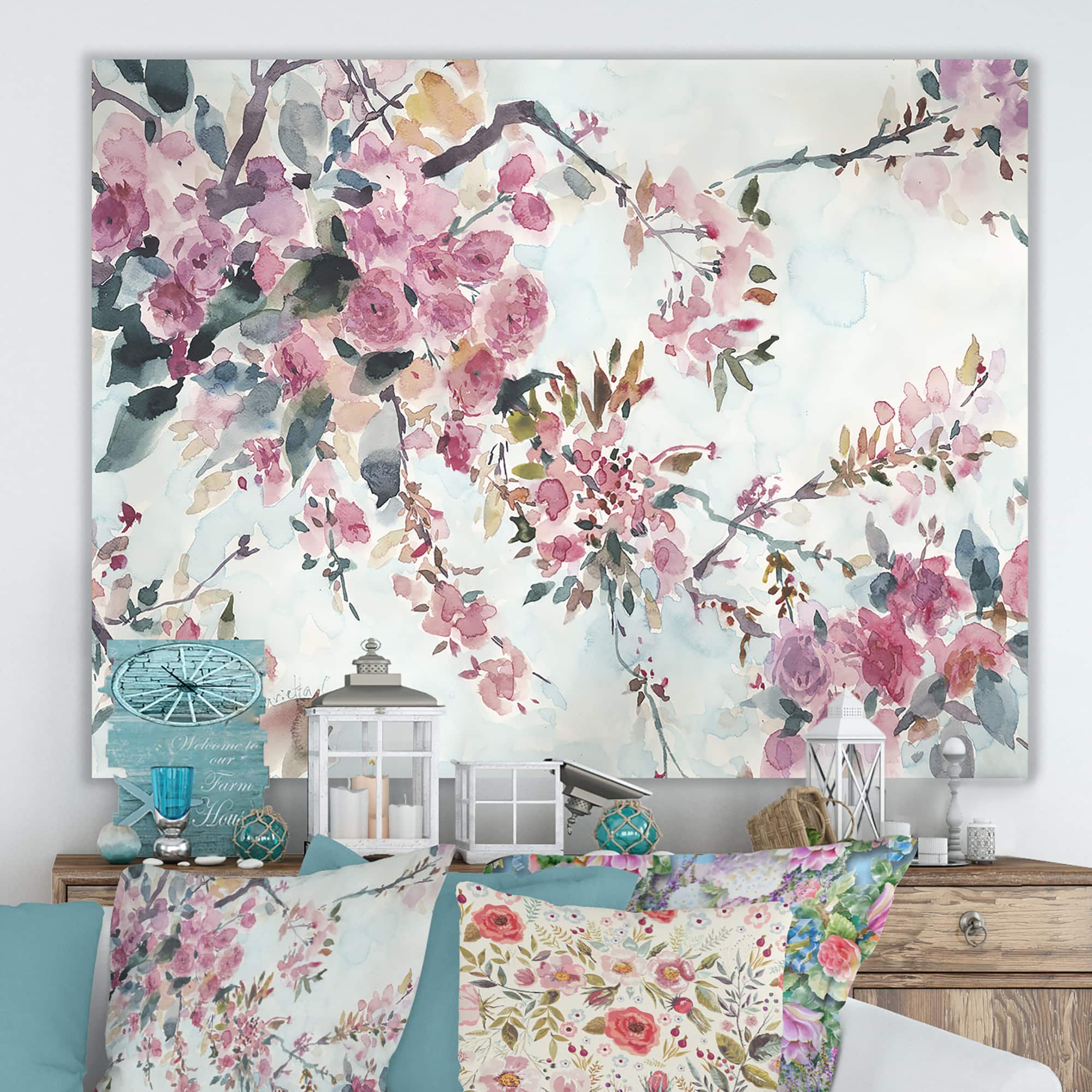 Designart - Cherry Blossoms Morning